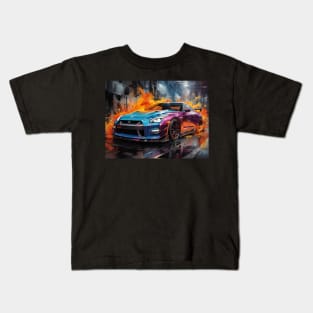 Super-cars-Upscale-GTR Kids T-Shirt
